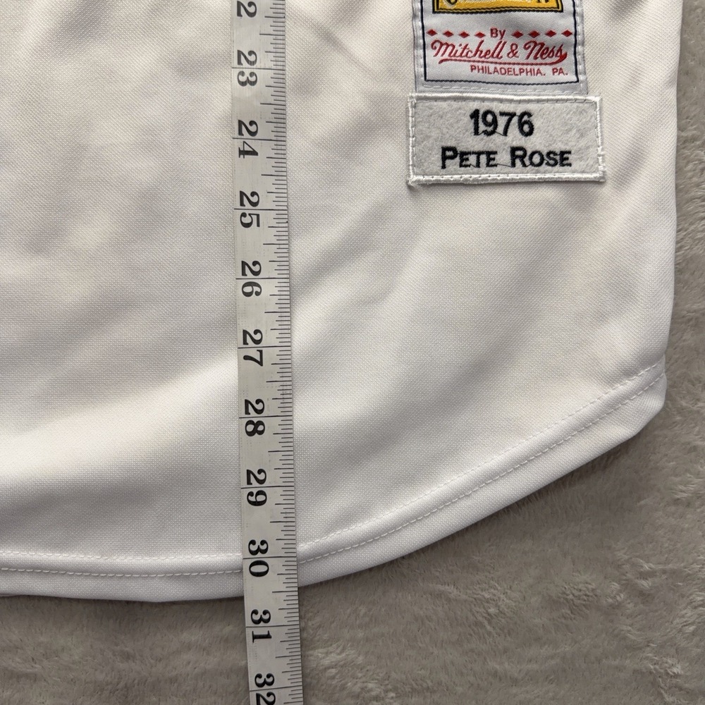 Cincinnati Reds Pete Rose #14 1976 Vintage Style MLB Baseball Jersey Mens 48 - Picture 16 of 16